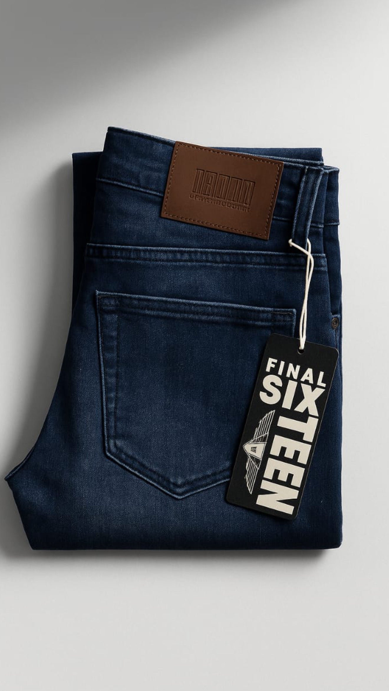 Final sixteen. Straight fit Denim