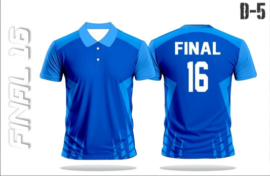 Final 16 Classic Blue Sports Jersey – Royal Blue Edition